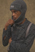 DRAW CODE MOHAIR KNIT CAP -CHARCOAL-